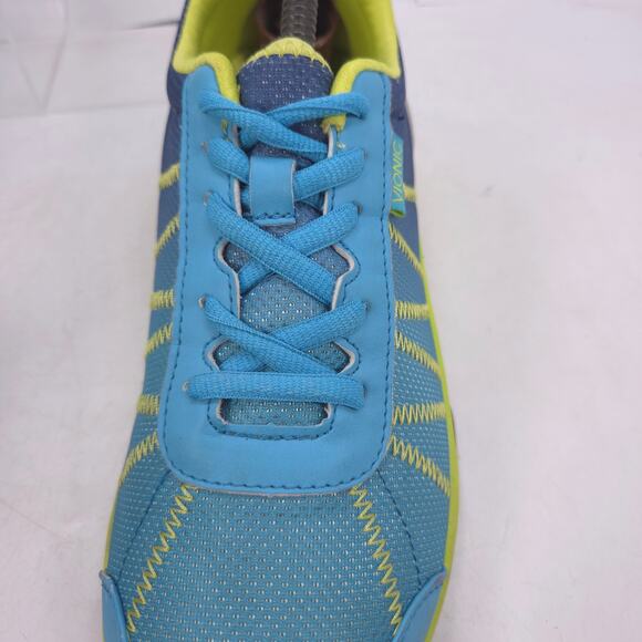 Vionic Alliance Lace Up Athletic Lace Up Shoe Womens Size 8 Blue Green - Picture 9 of 10